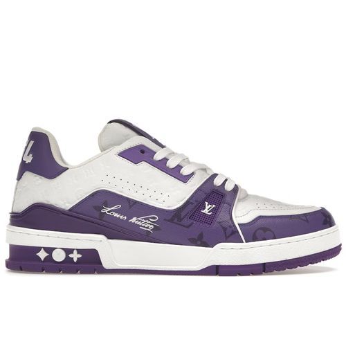 LOUIS VUITTON Louis Vuitton Trainer Purple ...